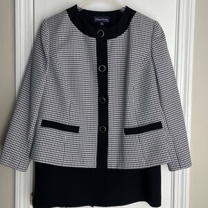 Evan-Picone 2Pc Skirt and Jacket Suit Set Size 20W